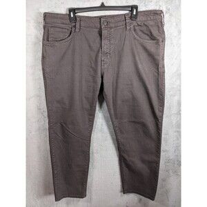 Mavi Denim Jake Slim Leg Cotton Blend Size 40x28 Stretch Brown Jeans